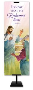 Easter - My Redeemer Lives - Banner