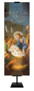 Christmas - Christ the Lord - Luke 2:11 (KJV) - Banner - 2' x 6' Fabric