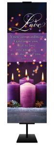 Advent – Love – John 13:34 – Banner