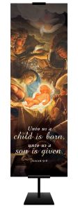 Christmas – A Child Is Born – Isa 9:6 – Banner