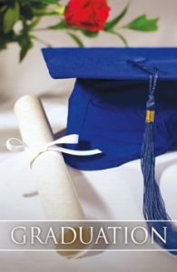 Bulletin | Graduation | Blue cap blue tassel