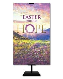 Easter - Easter Brings Hope - 3' x 5' Vinyl Banner