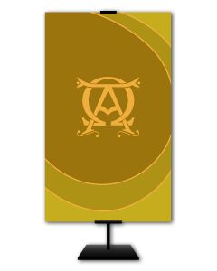 Liturgy - Alpha and Omega - 3' x 5' Vinyl Banner