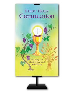 First Holy Communion- The Body and Blood - 3' x 5' Fabric Banner