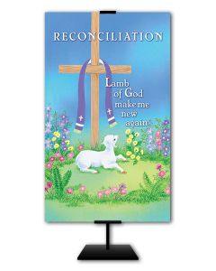 Reconciliation - Lamb of God - 3' x 5' Fabric Banner