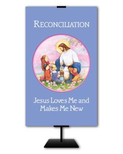 Reconciliation - Jesus Makes Me New - 3' x 5' Fabric Banner