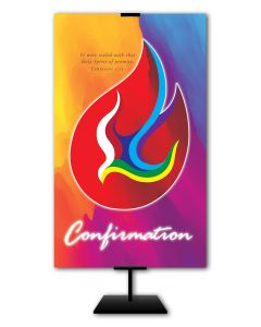 Confirmation - Sealed with the holy Spirit - 3' x 5' Vinyl Banner