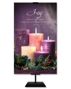 *Banner | 3 x 5 | Fabric | Advent | Joy |