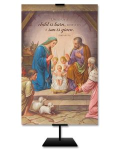 *Banner | 3 x 5 | Fabric | Christmas |