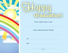 [pkg 25] Certificate / Happy Graduation!