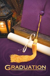Bulletin | Graduation | Purple cap, gold tassel