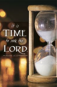 New Year - It is time to seek the Lord - Standard Bulletin
