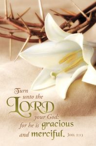 Lent - Turn unto the Lord - Bulletin - Multiple Sizes