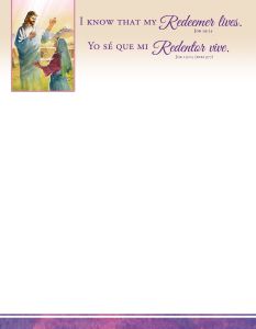 Easter - My Redeemer Lives - Bilingual Letterhead