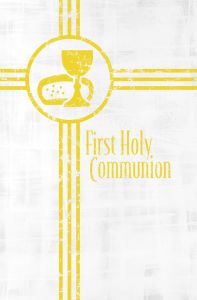 First Holy Communion - Bread and Chalice - Standard Bulletin