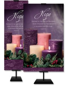 Advent Week 1 - Hope, Isaiah 40:3 (KJV) - Banner