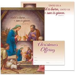 Christmas - Christmas The Savior is Born, Isaiah 9:6 - Matching Set