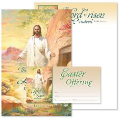 Easter – The Lord Is Risen Indeed, Luke 24:34 (KJV) – Matching Set