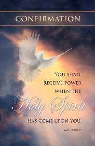 Confirmation - Holy Spirit - Acts 1:8 (NKJV) - Pkg 100 - Standard Bulletin