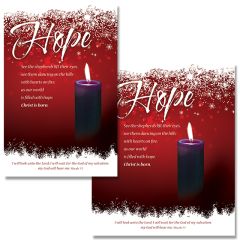 Advent - Wait for the God of my salvation - Micah 7:7 - Pkg 100 - Bulletin - Multiple Sizes