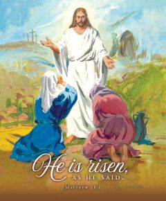 Easter-He Is Risen, Matt 28:6 (KJV)-Pkg 100-Legal Bulletin