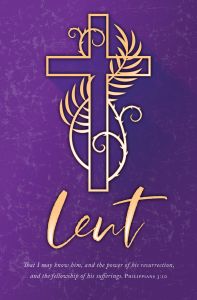 Lent-That I May Know Him, Phil 3:10 (KJV)-Pkg 100-Standard Bulletin