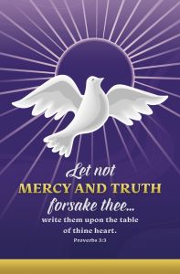 Confirmation-Mercy and Truth, Prov 3:3 (KJV)-Pkg 100-Standard Bulletin