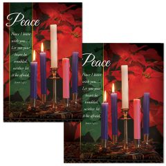 Advent - Peace - Peace I Will Leave You - John 14:27 (KJV) - Pkg 100 - Standard Bulletin
