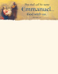 Letterhead | Christmas | They shall call his name