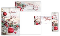 Christmas – Thanks Be Unto God – 2 Cor 9:15 – Matching Set