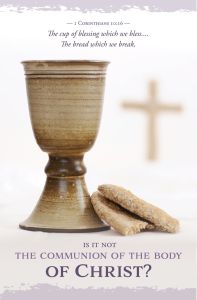 Communion - The Cup of Blessing - 1 Cor 10:16 (KJV) - Pkg 100 -Standard Bulletin