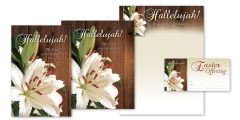 Easter - Hallelujah! - Luke 24:34 (KJV) - Matching Set