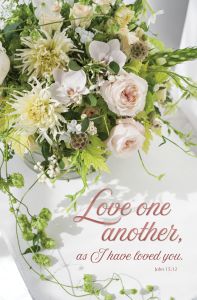 Wedding - Love One Another, John 15:12 (KJV) - Pkg 100 - Standard Bulletin
