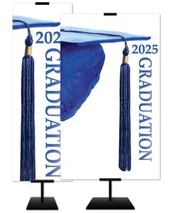Graduation - 2025 Graduation - Blue Banner - Fabric