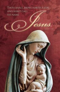 Christmas - Call his name Jesus - Luke 1:31 (KJV) - Pkg 100 - Standard Bulletin