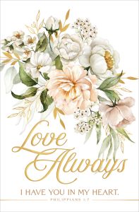 Wedding - Love always - Phil. 1:7 (KJV) - Pkg 100 - Standard Bulletin