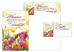 Easter – Whosoever believeth in him – John 3:15 (KJV) – Matching Set
