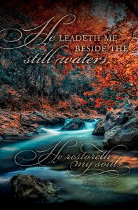 Inspirational – He Leadeth Me – Ps 23:2–3 – Pkg 100 – Standard Bulletin