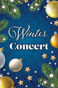 Music – Winter Concert – Pkg 100 – Standard Undated Program