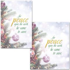 Advent - Peace - Tree - Bulletin - Multiple Sizes