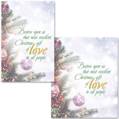 Advent - Love - Tree - Bulletin - Multiple Sizes