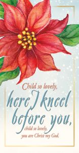 Christmas - Poinsettia - Offering Envelope