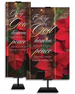 Christmas - Glory to God in Heaven - Luke 2:14  - Banner