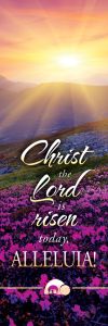 Easter - Christ the Lord Is Risen Today - Pkg 25 - Bookmark