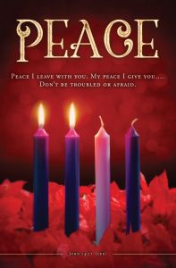 Advent - PEACE - John 14:27 (CEB) - Pkg 100 - Standard Bulletin