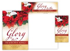 Christmas – Glory to the Newborn King – Luke 1:35 (CEB) - Matching Set