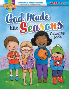 God Made the Seasons, (NIV) - Ages 2-4 - Coloring/Activity Book 