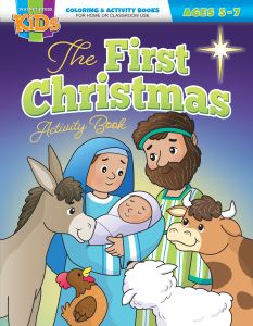 Christmas Coloring/Activity Book - The First Christmas - Ages 5-7