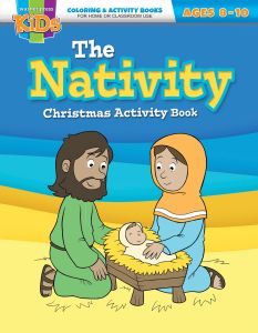 Christmas Coloring/Activity Book - The Nativity - Ages 8-10