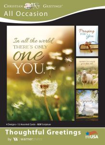 All Occasion - Thoughtful Greetings - KJV - Box of 12 - Assorted Boxed Greeting Cards